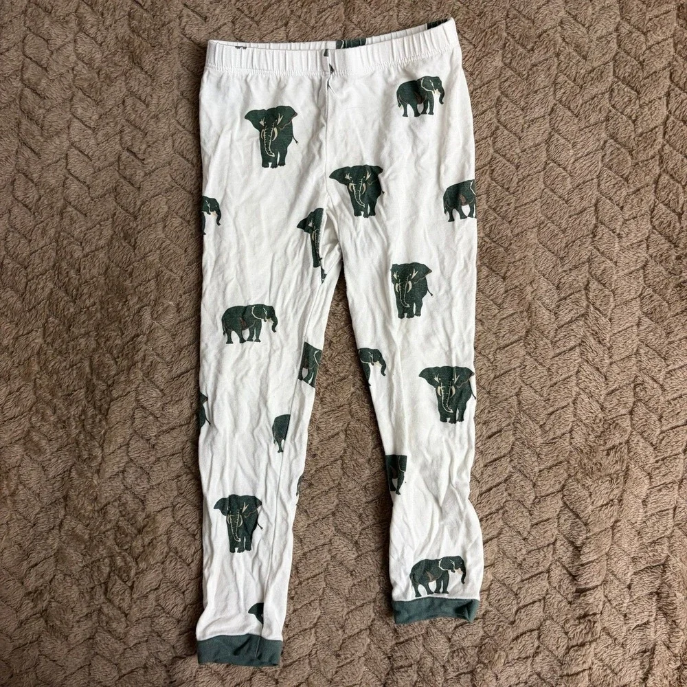 Kyte Baby Elephant Pajama Pants 2T Bamboo Rayon Soft Snug Fit Sleepwear
